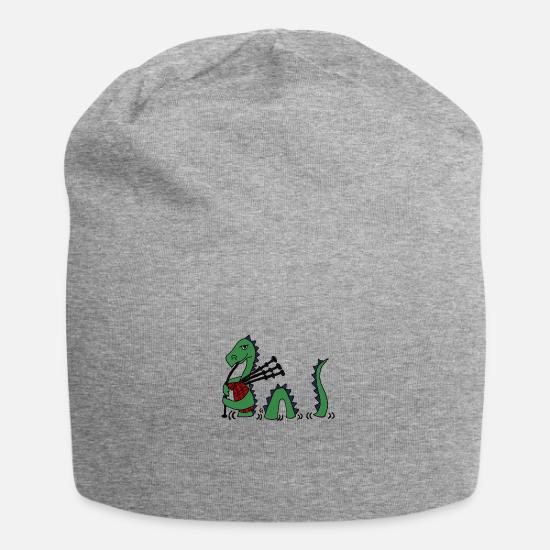 Loch Ness Monster Playing Bagpipes 